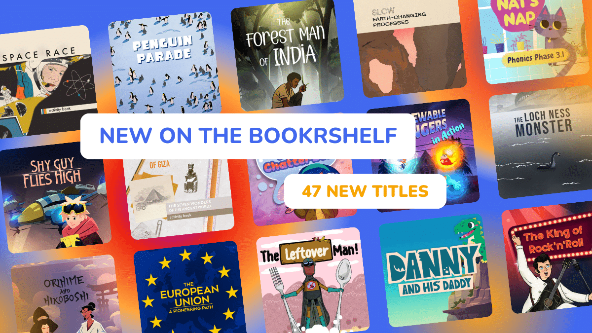 new on bookshelf